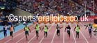 Mens 100 metres Yohan Blake start to fall at the Glasgow Diamond League. Photo: David T. Hewitson/Sports for All Pics